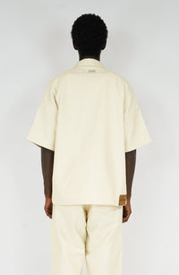 Chemise Grid beige
