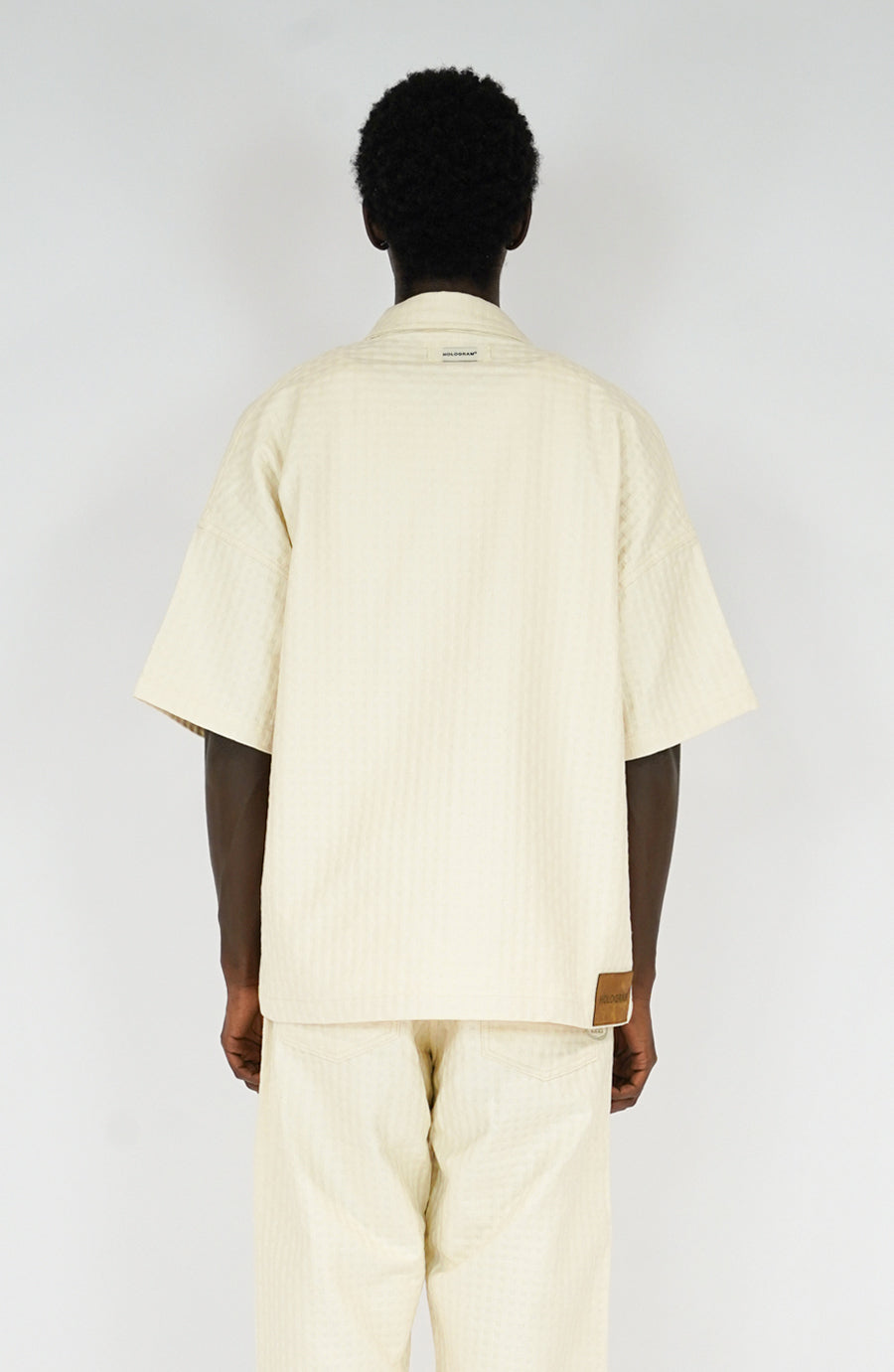 Chemise Grid beige
