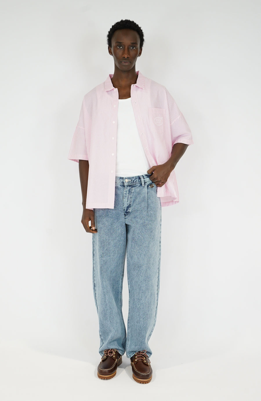 Chemise Stripe pink