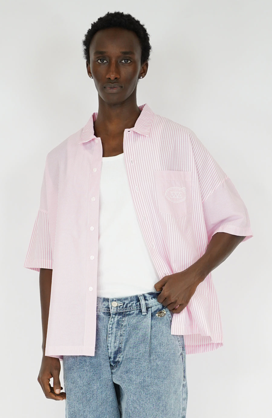Chemise Stripe pink