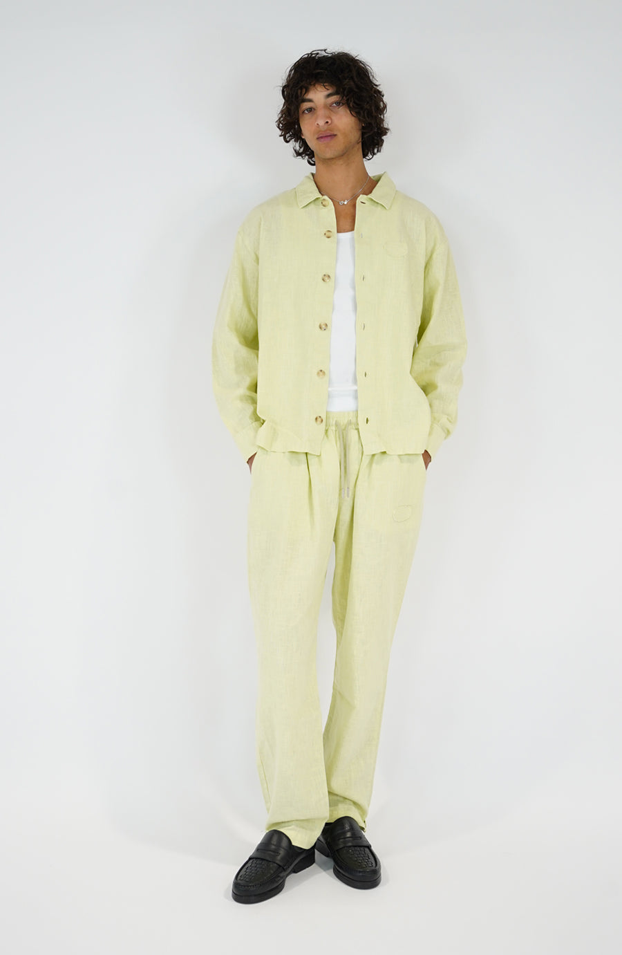 Chemise Linen Anise