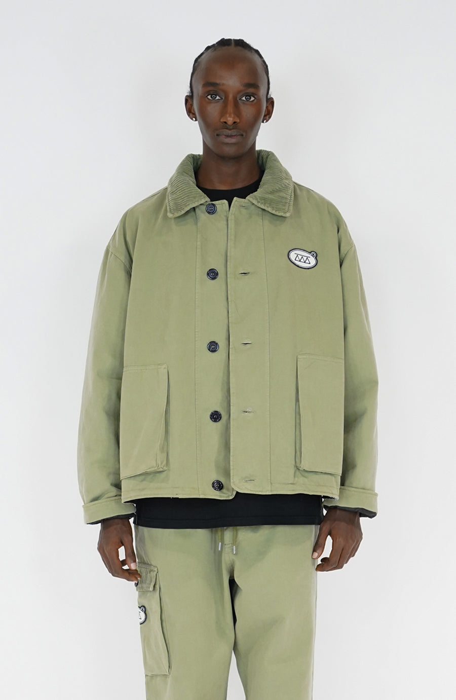 Manteau Layer olive