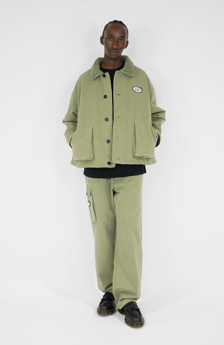 Manteau Layer olive
