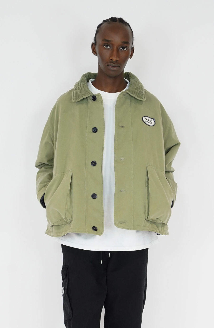 Manteau Layer olive