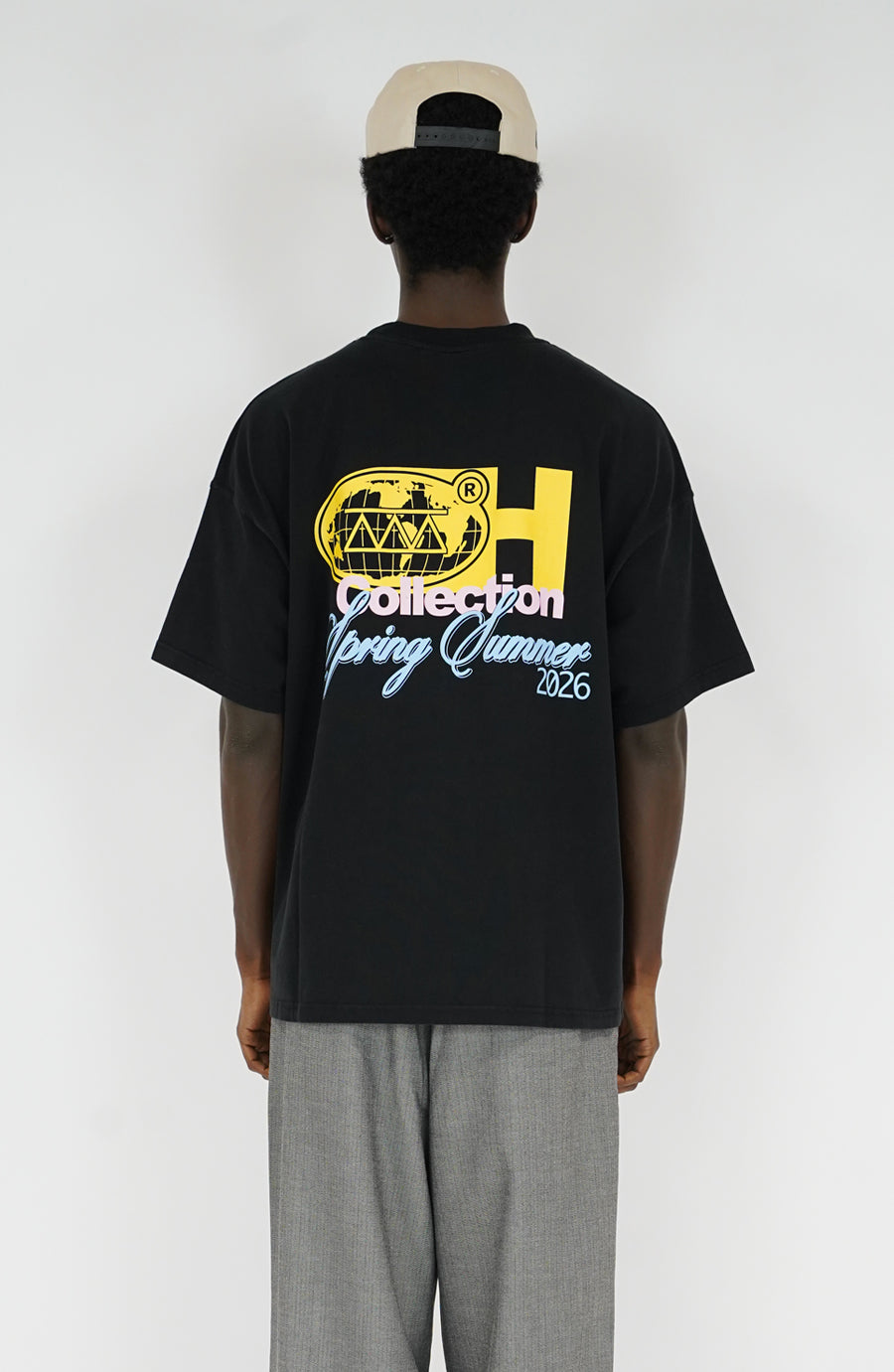 T-shirt Planet black
