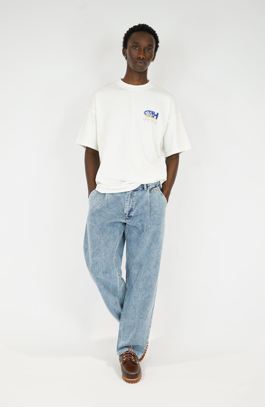 T-shirt Planet white